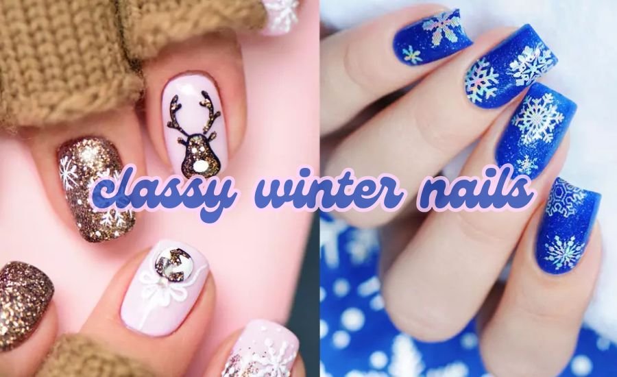 classy winter nails