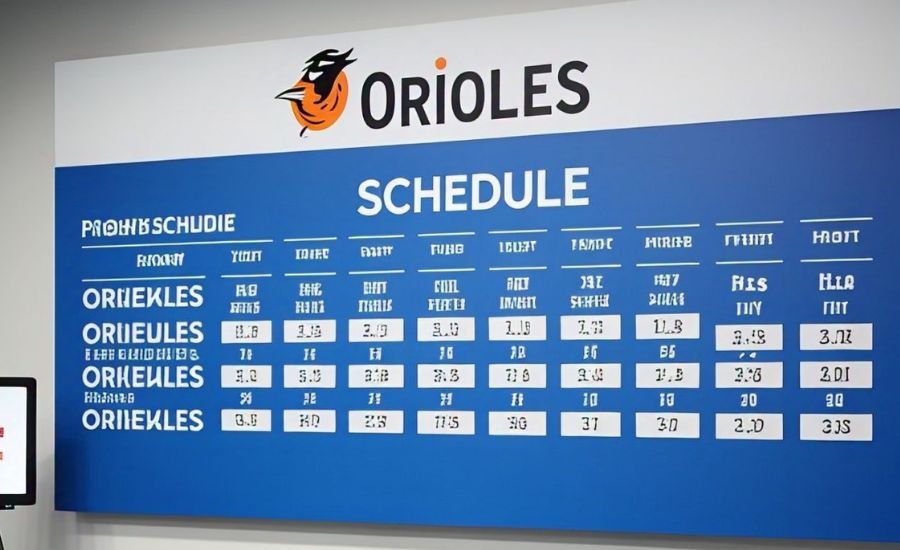 orioles promotional schedule