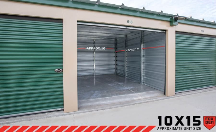 10x15 storage unit