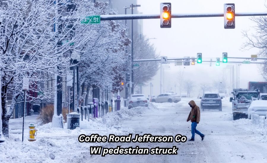 Coffee Road Jefferson Co WI pedestrian struck