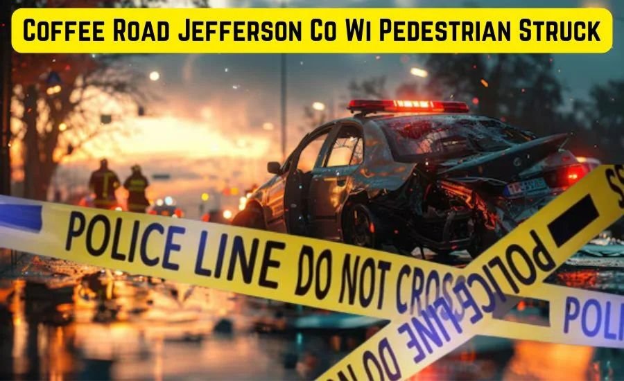 Coffee Road Jefferson Co WI pedestrian struck