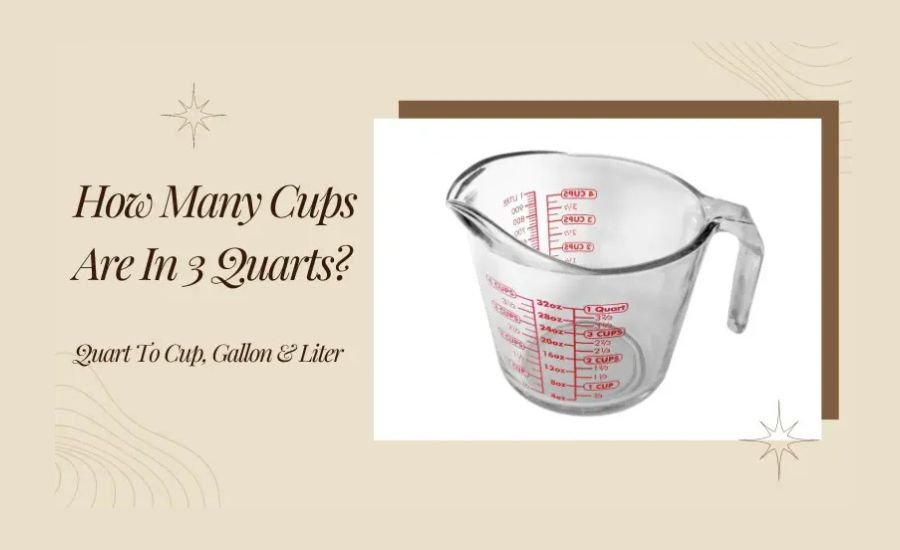 how many cups in a quart